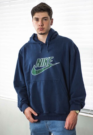 VINTAGE NIKE HOODIE SWEATSHIRT LOGO 90S XL 24.8