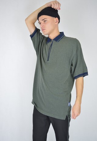 VINTAGE CLASSIC GREEN POLO SHIRT