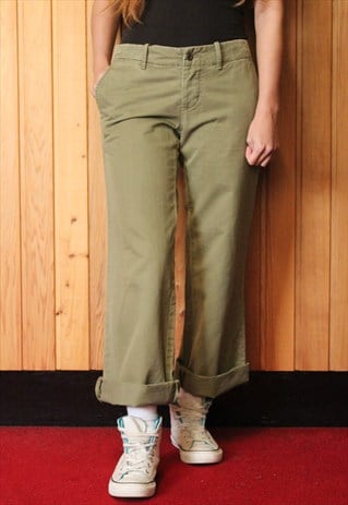 VINTAGE 1990S GREEN RALPH LAUREN TROUSERS