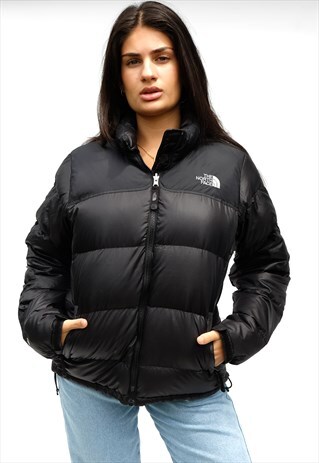 VINTAGE THE NORTH FACE NUPTSE 700 PUFFER, BLACK