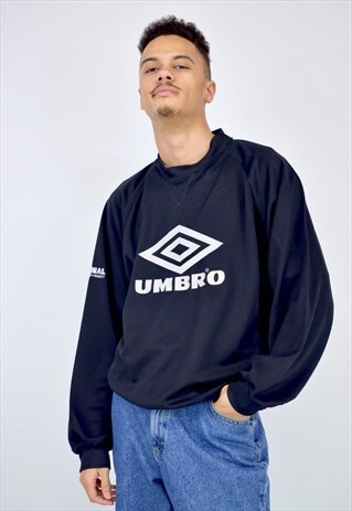 VINTAGE 90'S NAVY UMBRO SWEATSHIRT