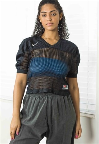VINTAGE NIKE JERSEY T-SHIRT LOGO 90S S 6.2