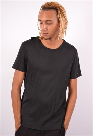 VINTAGE POLO RALPH LAUREN T-SHIRT TOP BLACK