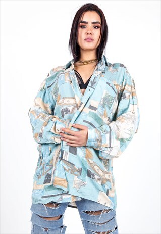 VINTAGE PATTERNED SHIRT S1036