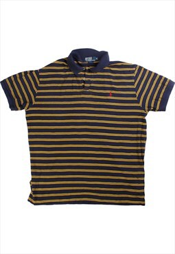Vintage  Polo Ralph Lauren Polo Shirt Striped Spellout