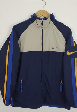 Vintage 90's Nike Reversible Jacket Navy Blue | Hyde Park Vintage ...
