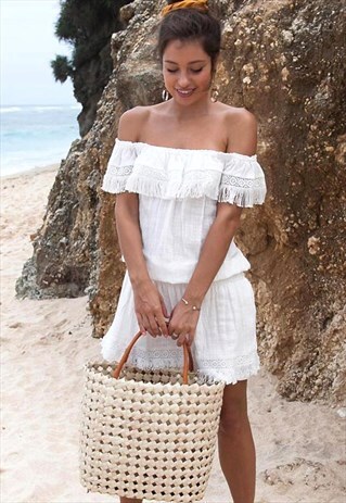 RAFFIA TOTE