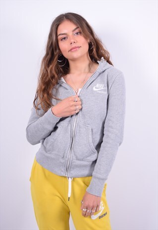 VINTAGE NIKE HOODIE SWEATER GREY