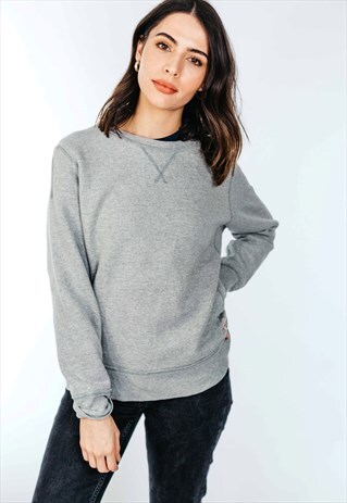 GREY CHAMPION CREW NECK SWEATSHIRT