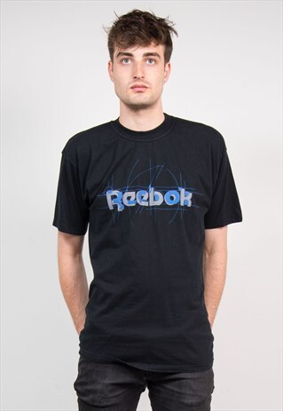 VINTAGE 90'S BLACK REEBOK T-SHIRT