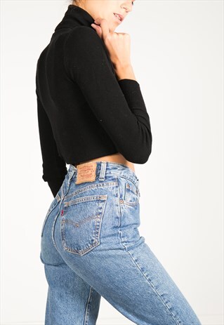 VINTAGE 80S LEVI'S AMERICAN HIGH WAISTED JEANS / C403