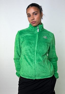 Green 90s The North Face Full Zip Feece
