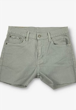 Vintage Levi's 513 Cut Off Denim Shorts Grey W29 BV20371