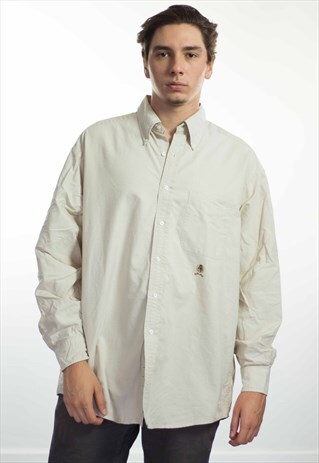 VINTAGE TOMMY HILFIGER LOGO SHIRT 90S X 13