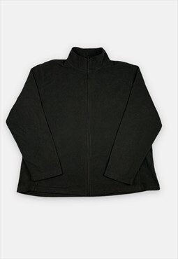 Vintage Starter embroidered black fleece jacket size XXL
