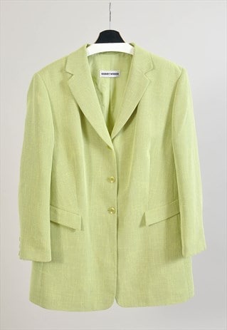 Vintage 00s blazer jacket in green