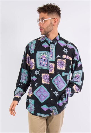 90'S CRAZY PATTERN SHIRT