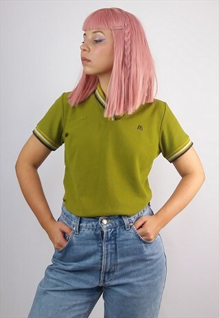 VINTAGE MCDONALD'S EMPLOYEE POLO SHIRT / T-SHIRT/ TOP