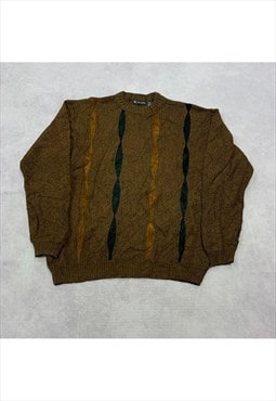 Vintage Knitted Jumper Men's XXL