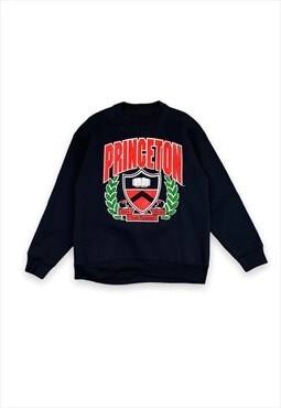 Vintage 90s Princeton Black Sweatshirt