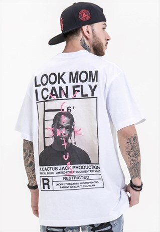 FASHION CHARACTER PRINT ROUND NECK LOOSE T-SHIRT