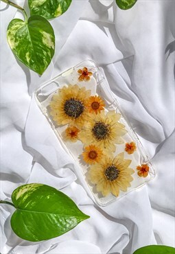 iPhone 6/6s Plus Case with Pressed Flowers/ Dried Flowers