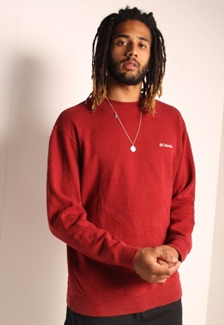 VINTAGE COLUMBIA SWEATSHIRT RED