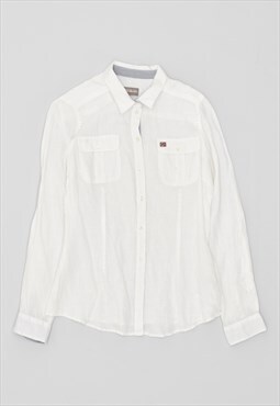 Vintage 00's Y2K Napapijri Shirt White