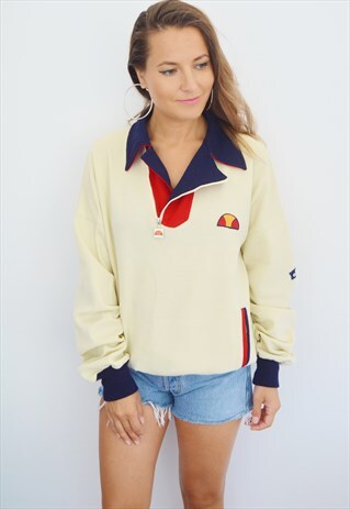 RARE 80'S ELLESSE VINTAGE SWEATSHIRT MADE IN ITALY