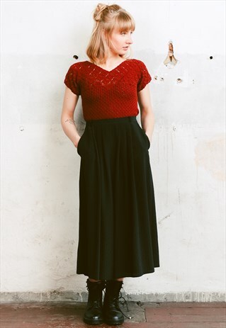 VINTAGE 60S FESTIVAL CROCHET TOP