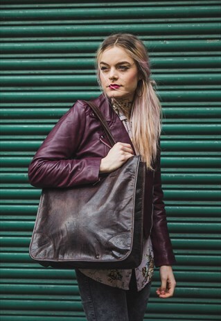 COCO LEATHER CITY SHOPPER TOTE