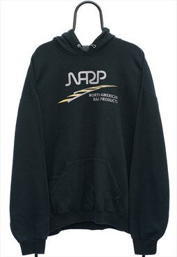 Vintage NARP Graphic Black Hoodie Womens