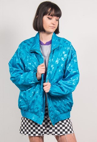 VINTAGE 90'S FLORAL BOMBER JACKET FESTIVAL