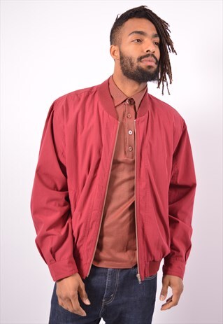 VINTAGE BOMBER JACKET MAROON
