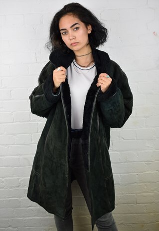 VINTAGE 90'S SHEARLING COAT