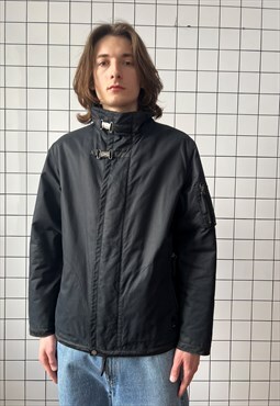 Vintage VERSACE Jacket Coated Black