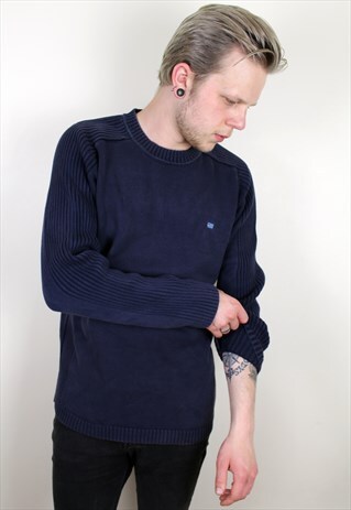 VINTAGE NAVY RALPH LAUREN JUMPER