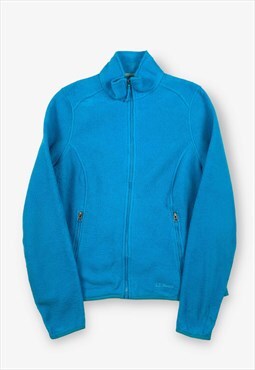 Vintage l.l.bean zip fleece jacket blue small BV16494
