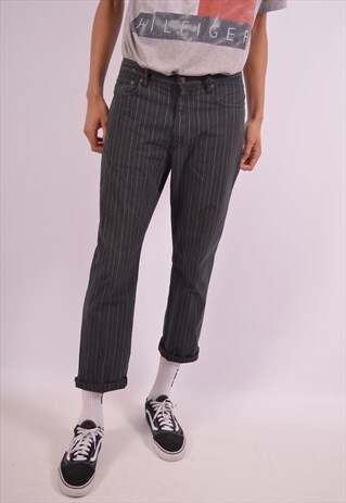VINTAGE MARLBORO CLASSICS TROUSERS STRIPES BLACK
