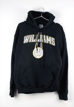 Vintage Williams Hoodie in Black M