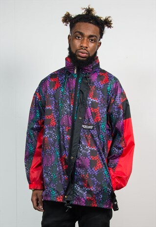 VINTAGE WATERPROOF CAGOULE JACKET RAIN
