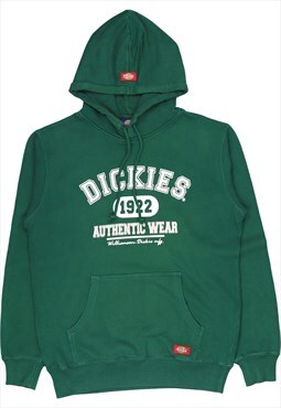 Dickies 90's Spellout Pullover Hoodie Medium Green