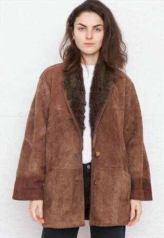 VINTAGE BROWN LUPOSKY COAT