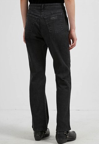 VINTAGE BLACK ARMANI DENIM JEANS