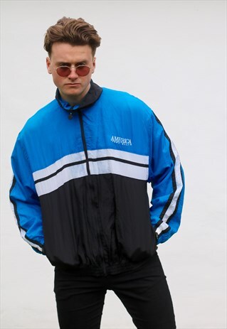 PERRY ELLIS VINTAGE USA TRACK JACKET
