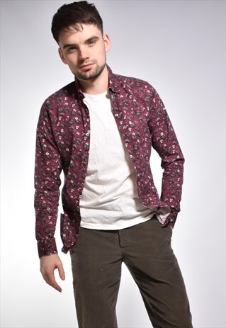 TED BAKER FLORAL PRINT SHIRT