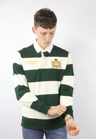 VINTAGE POLO RALPH LAUREN STRIPED POLO SHIRT