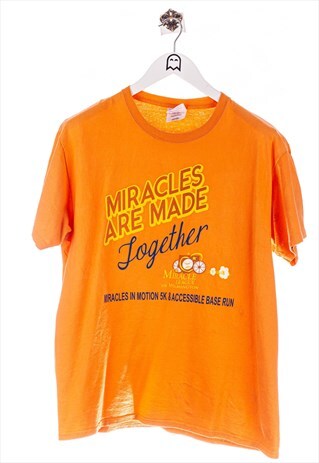 VINTAGE C PORT AND COMPANY T-SHIRT MIRACLES ARE MADE TOGETH