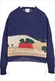 Vintage 90's Woolrich Jumper / Sweater Crewneck Knitted