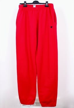Champion track pants/ joggers / trousers in Red colour.